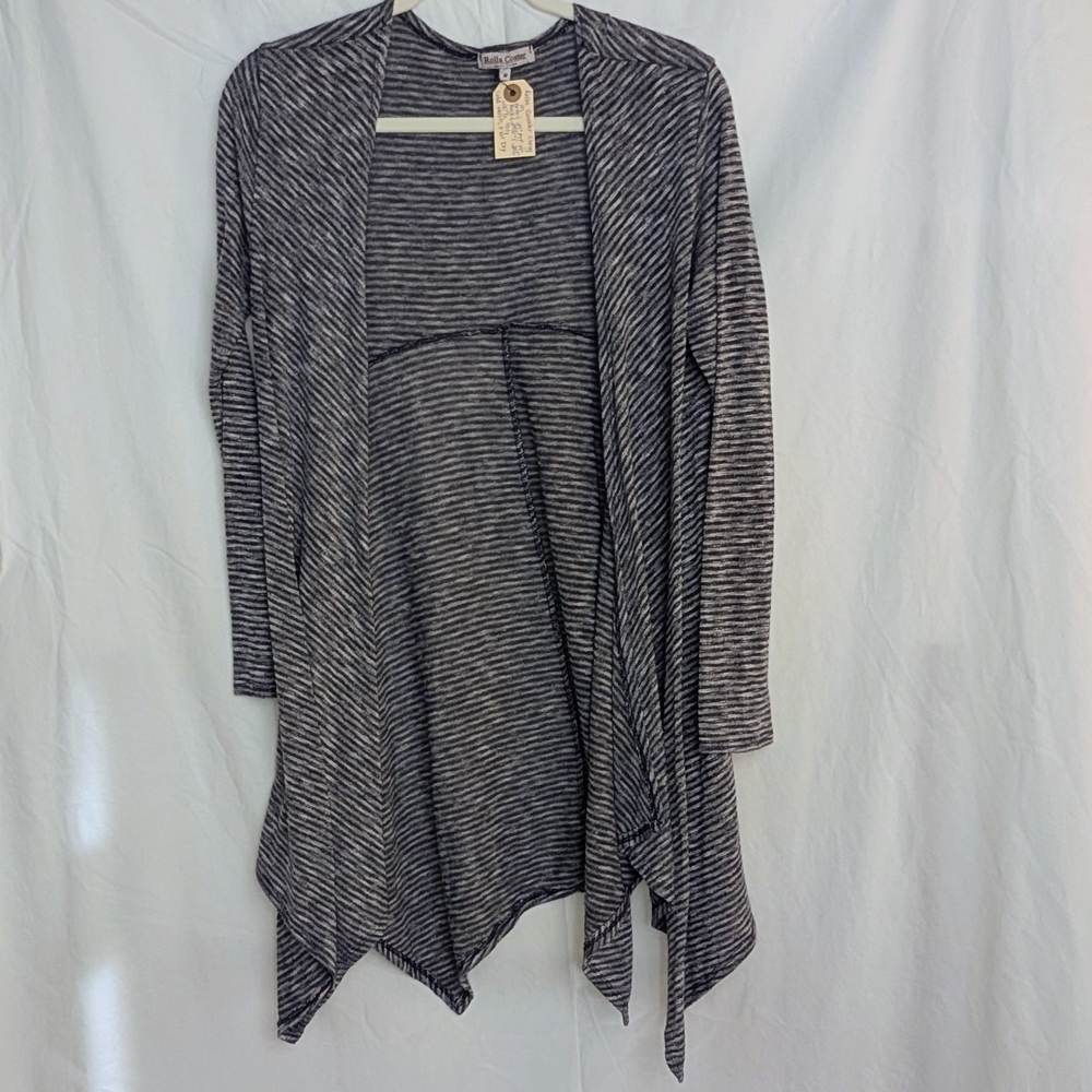 Rolla Coster Black and White Striped Cardigan